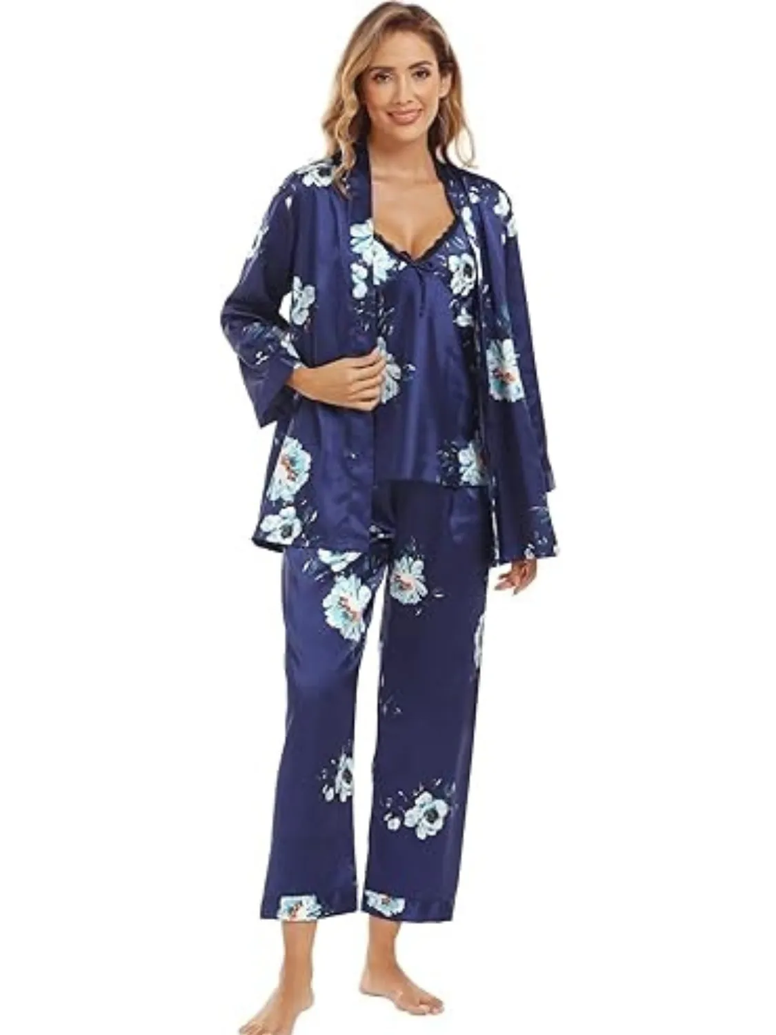 3 Pieces Sleepwear Pajama Sets