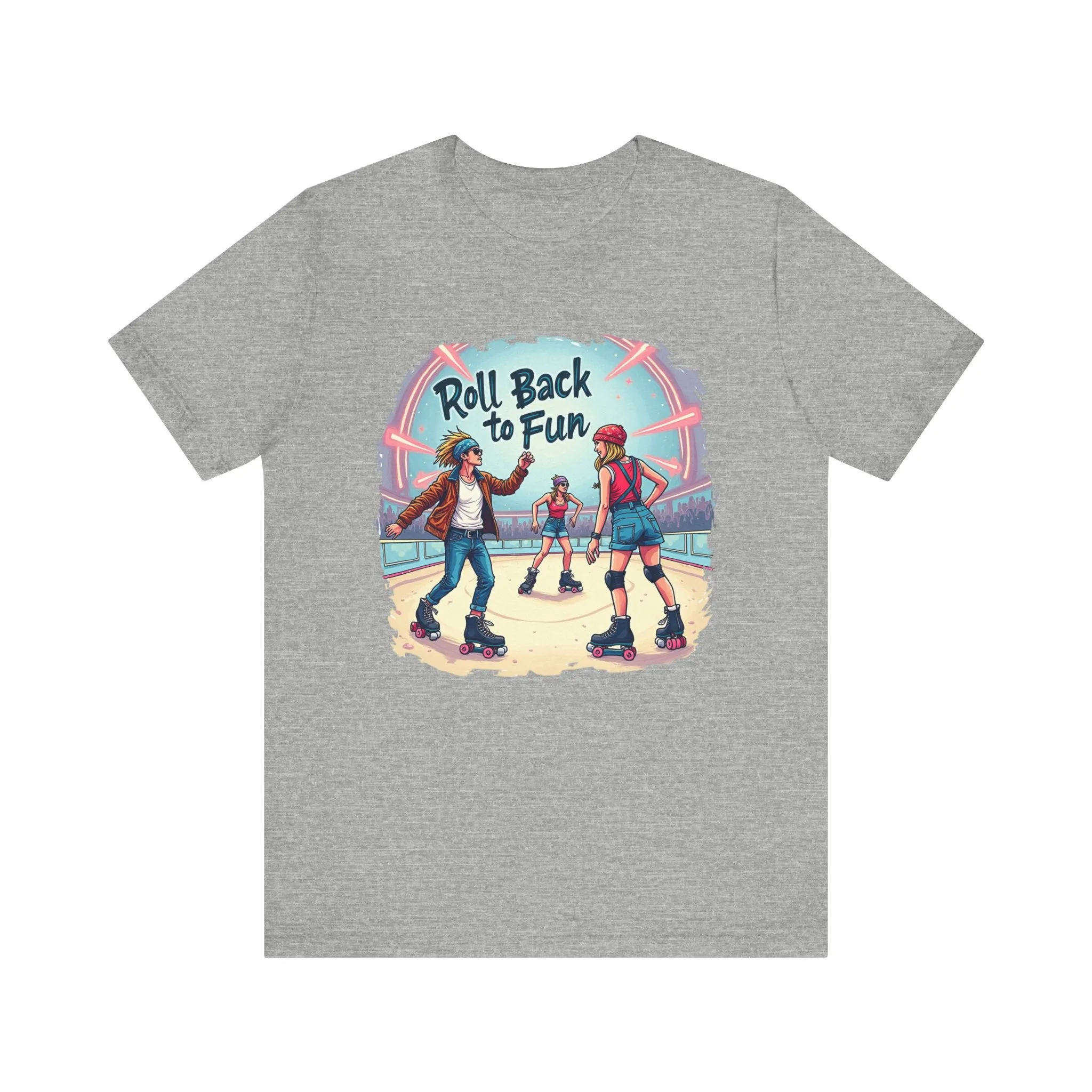 90s Roller Disco Fun T Shirt