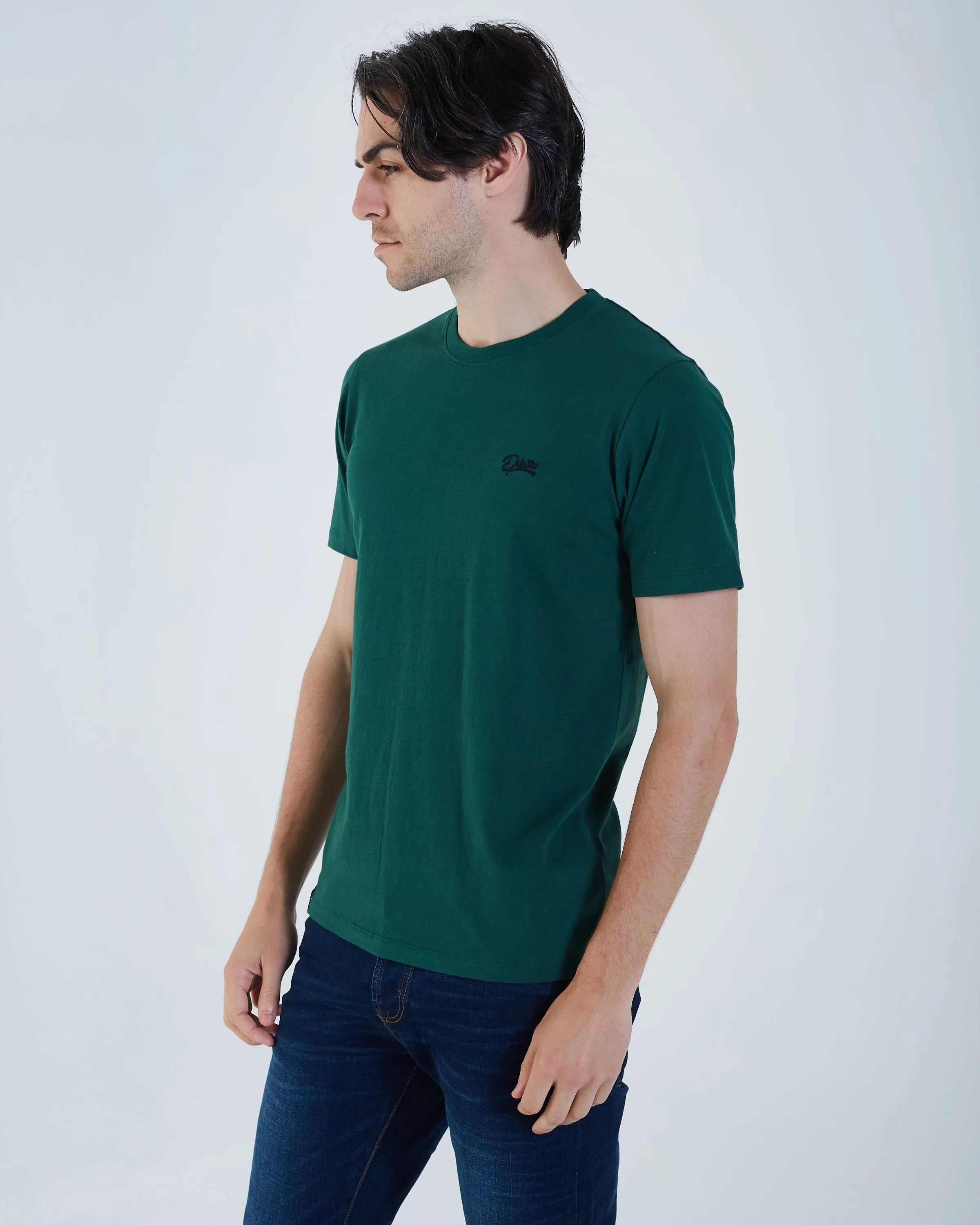 Basic Scott O Neck Nordic Green