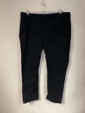 Black stretchy chinos, Matalan, Size W40 (Cotton, Elastane)