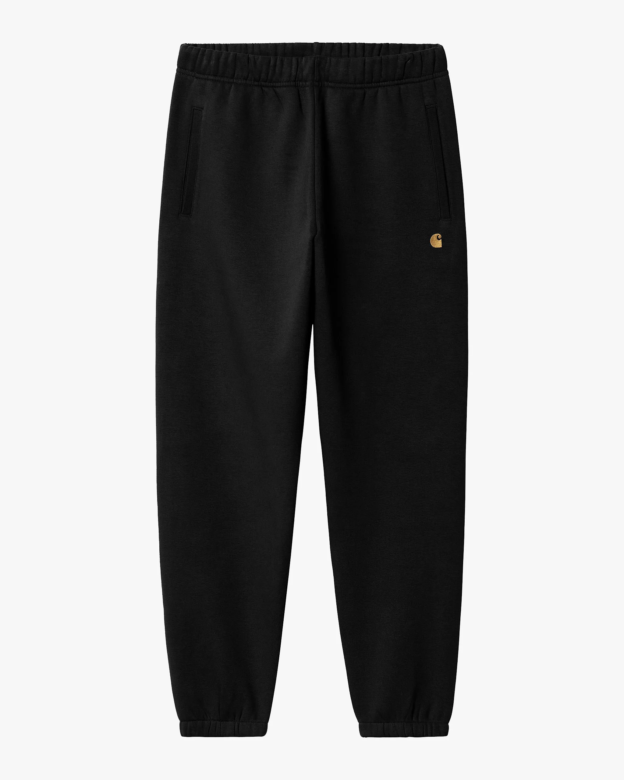 Carhartt WIP Chase Sweat Pant - Black / Gold