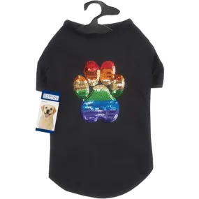 Casual Canine Puppy Pride Sequin Dog Tee