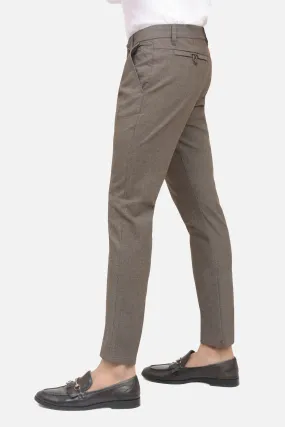 CASUAL PANT DARK BROWN