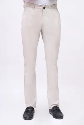 CROSS POCKET SATIN PANT BEIGE