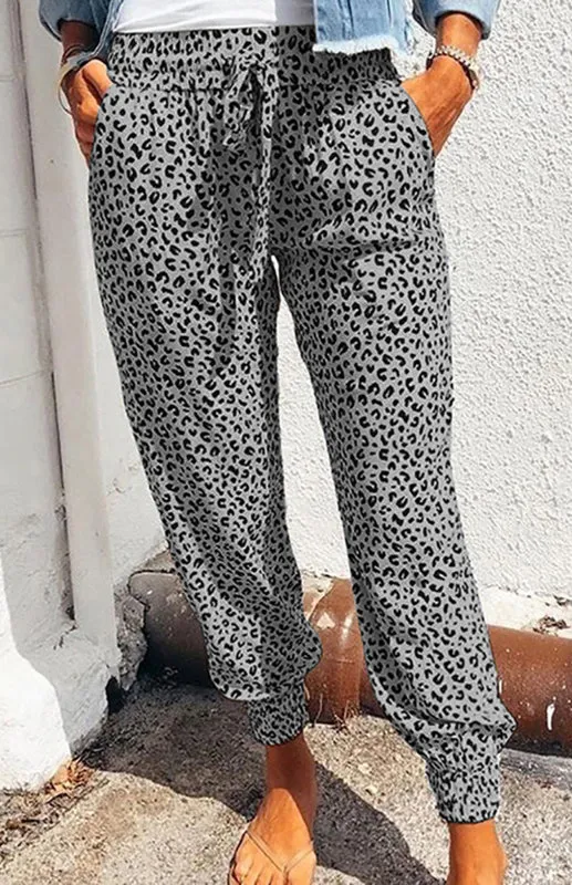 Global Leopard Print Pants