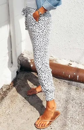 Global Leopard Print Pants