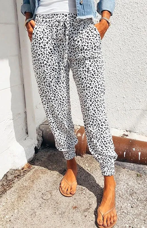 Global Leopard Print Pants