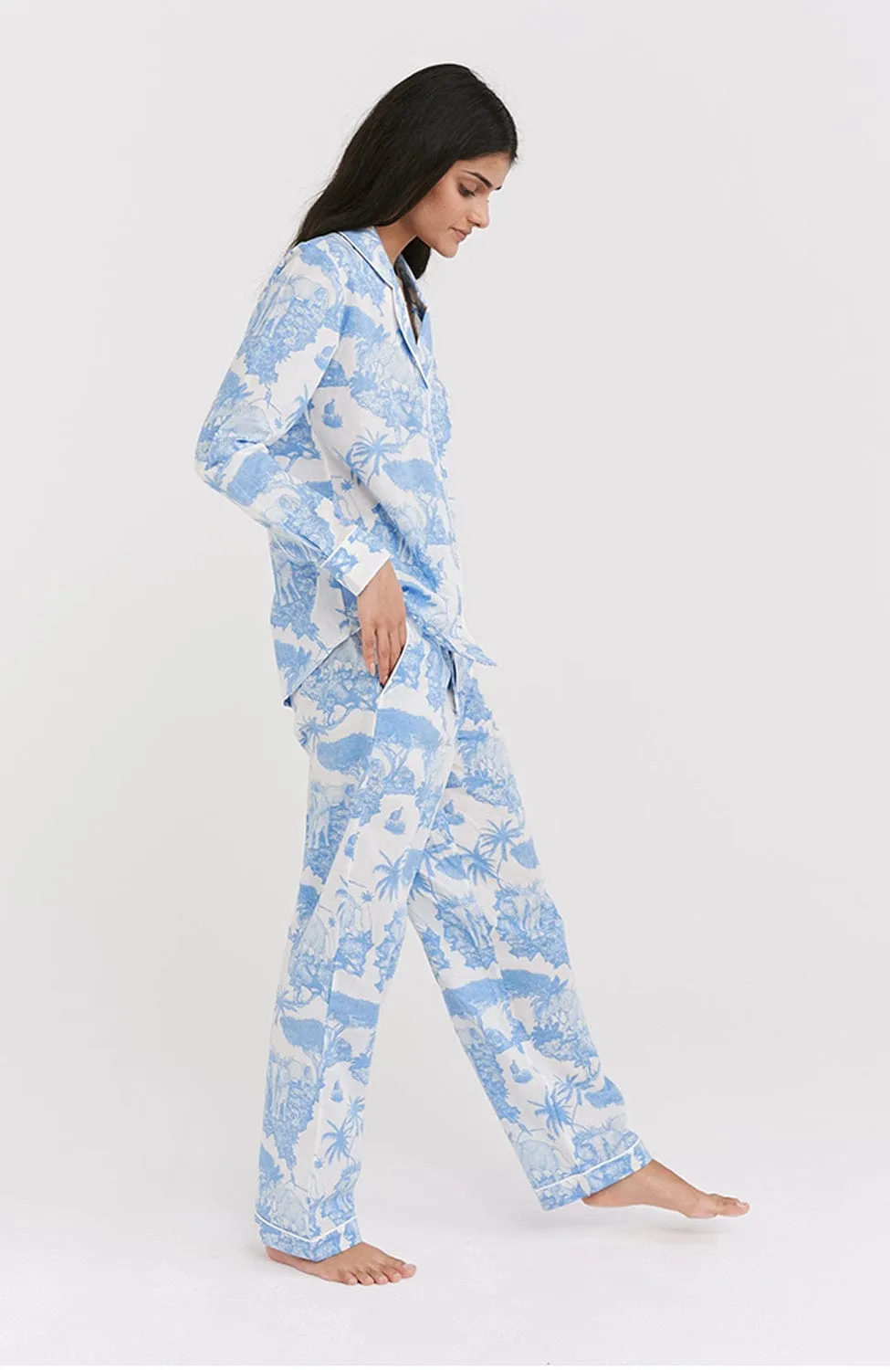 Loxodonta Organic Cotton Long Pajama Set