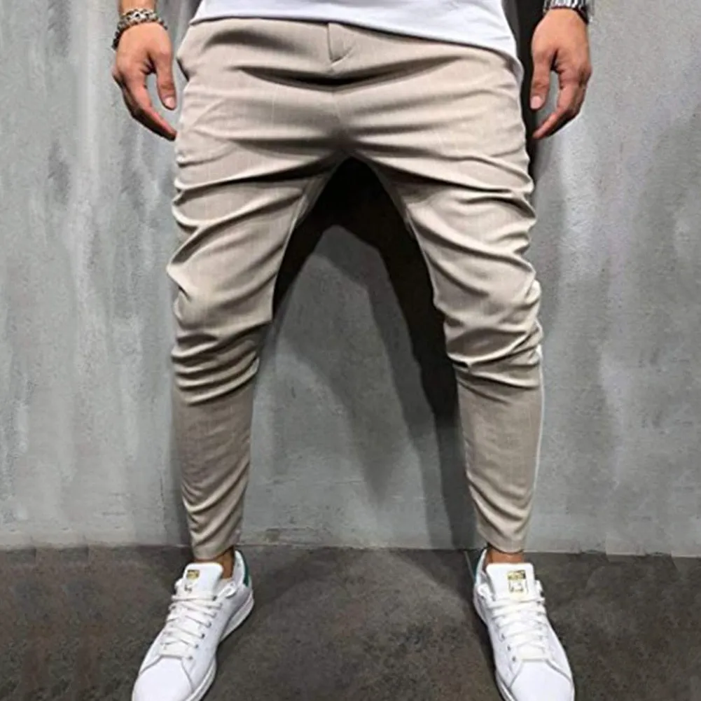 Men Striped Casual Sweatpants