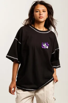 Midnight Stitch Oversized T-Shirt