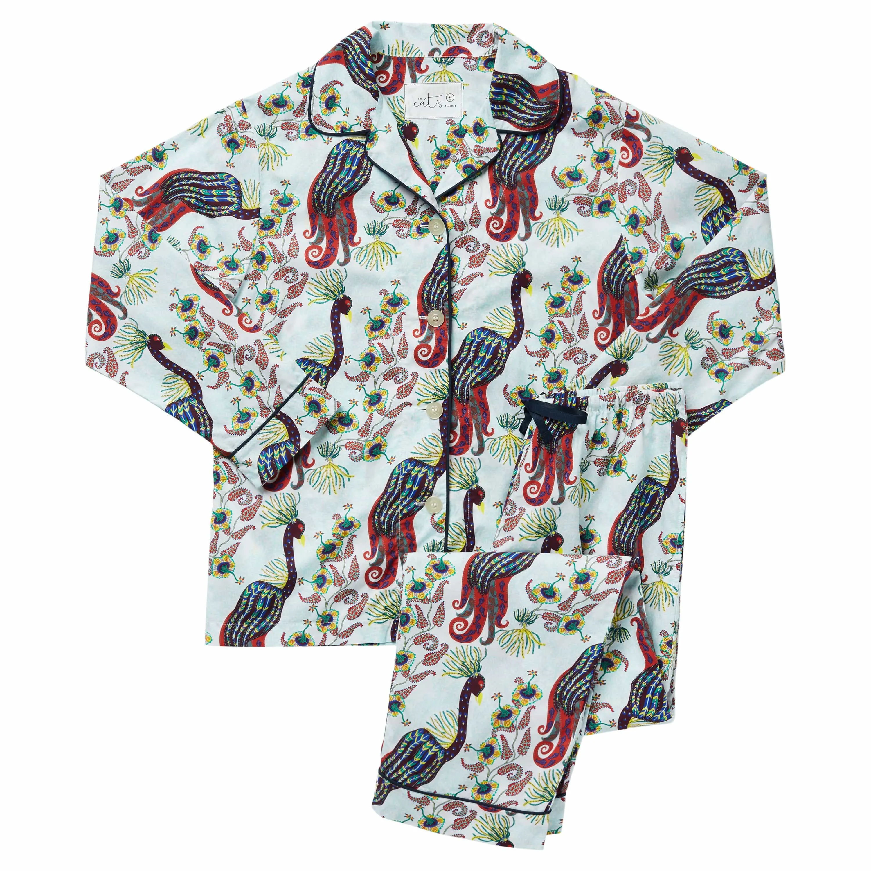 Peacock Tropicale Luxe Pima Pajama