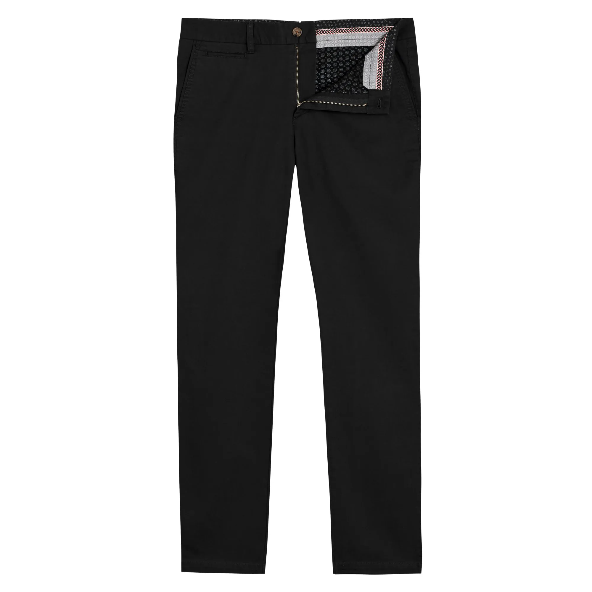 Perk Chinos in Solid Black