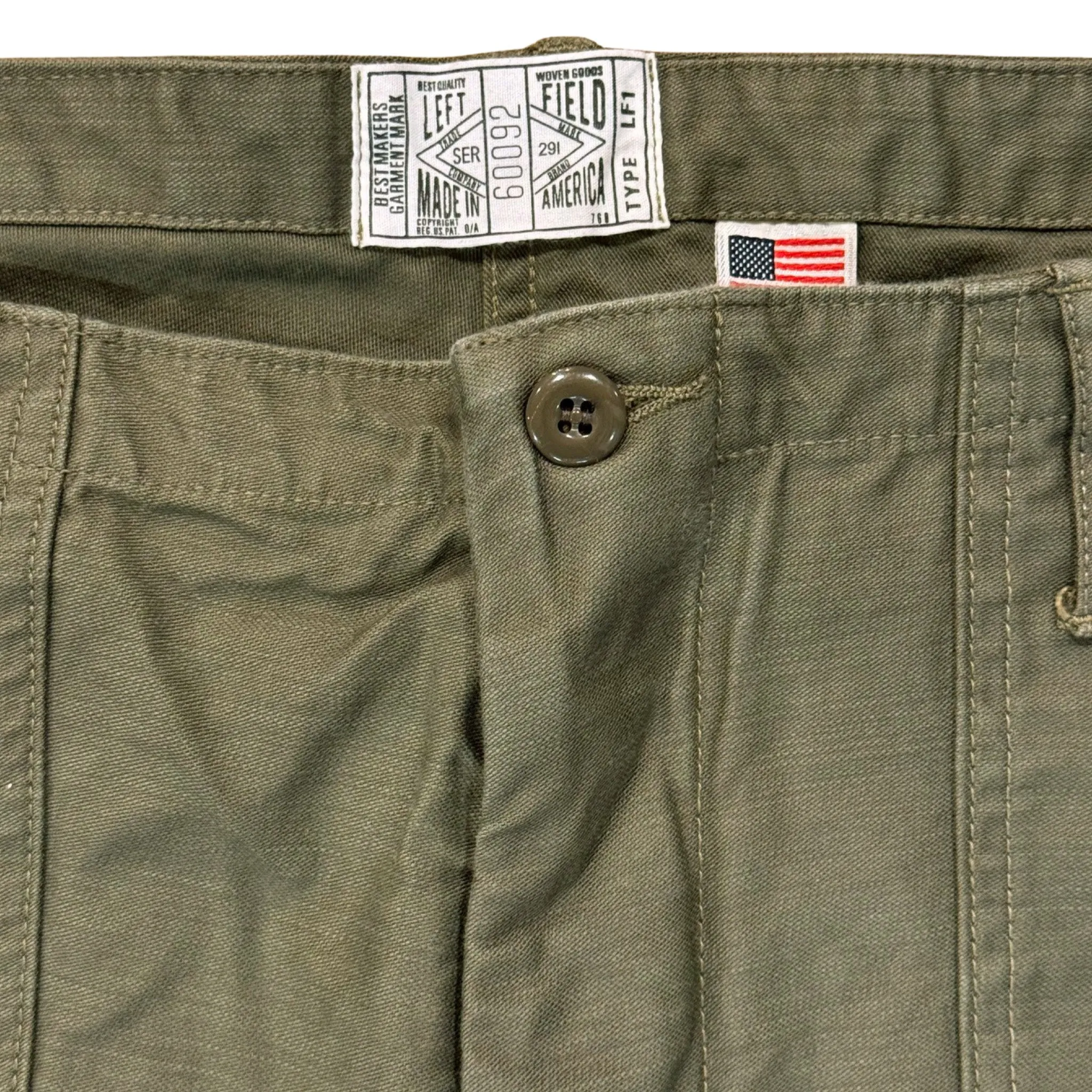 Pre Order - OG-107 60's era GI chinos in 12 oz Baker Back Cotton Satin mid to end January