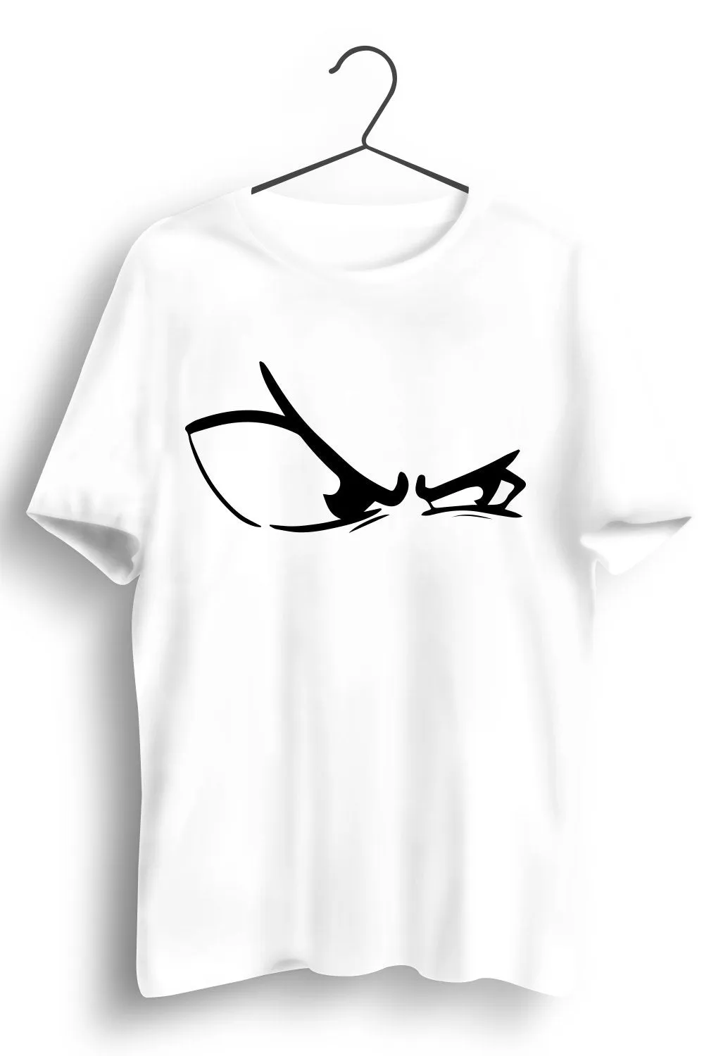 Scorned Eyes Graphic Printed White Tshirt