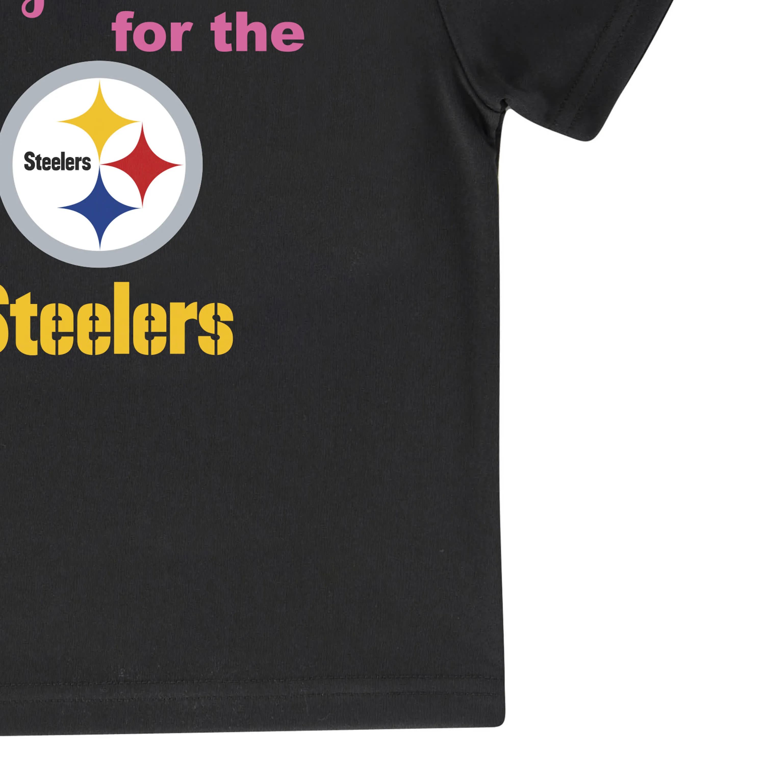 Steelers Girls Short Sleeve Tee