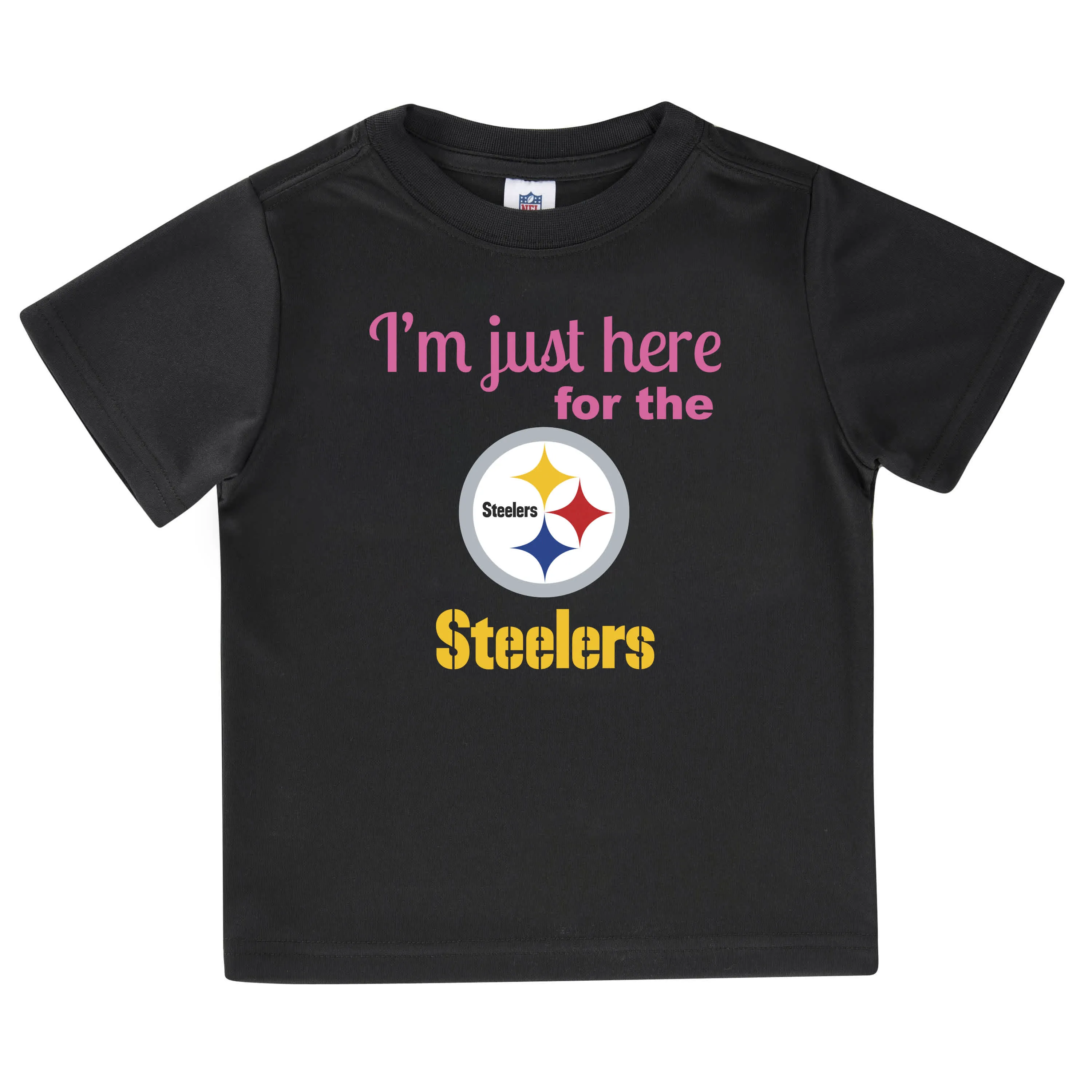 Steelers Girls Short Sleeve Tee