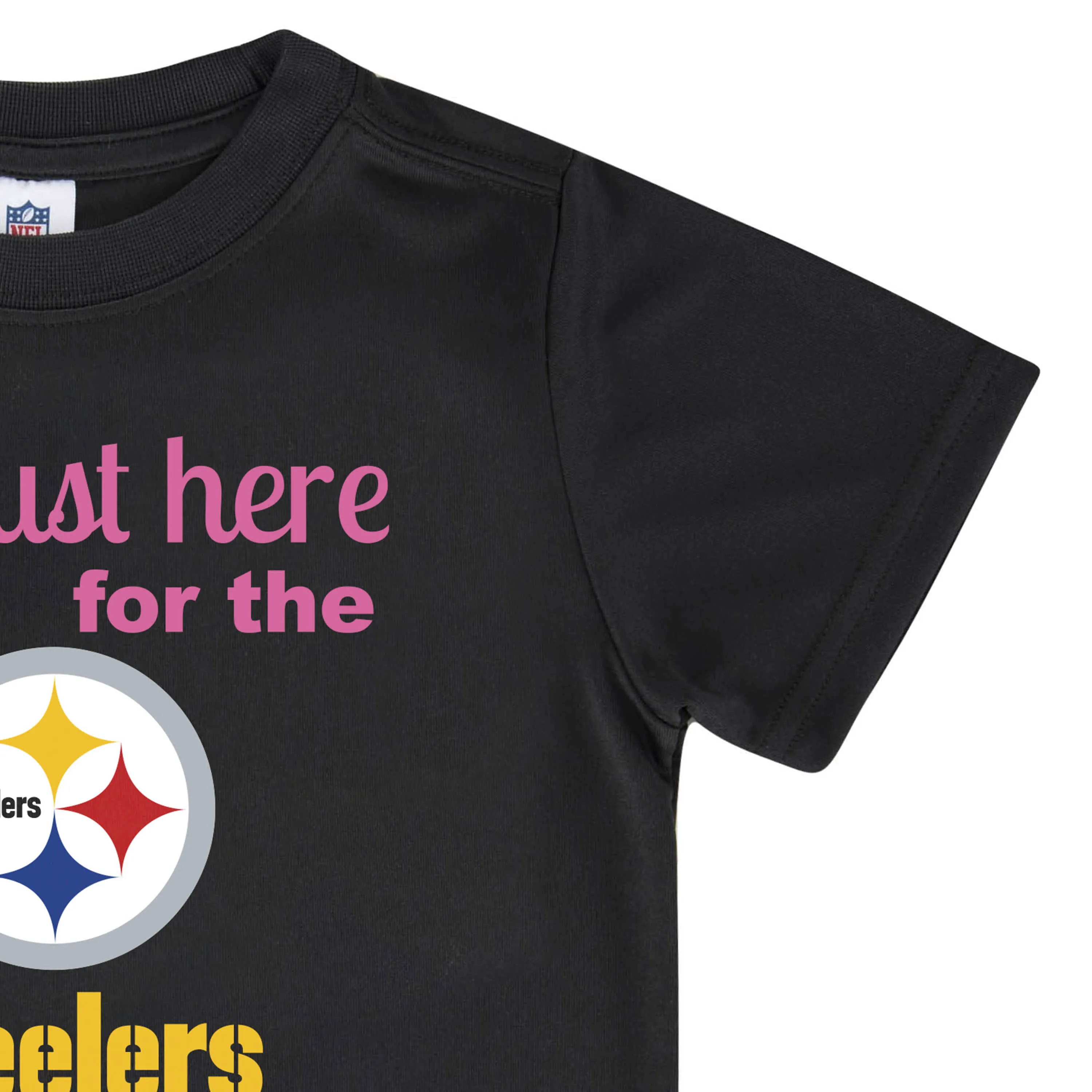 Steelers Girls Short Sleeve Tee