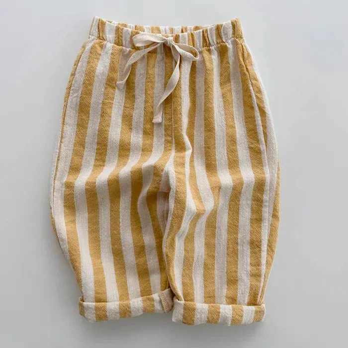 Striped Casual Summer Pants