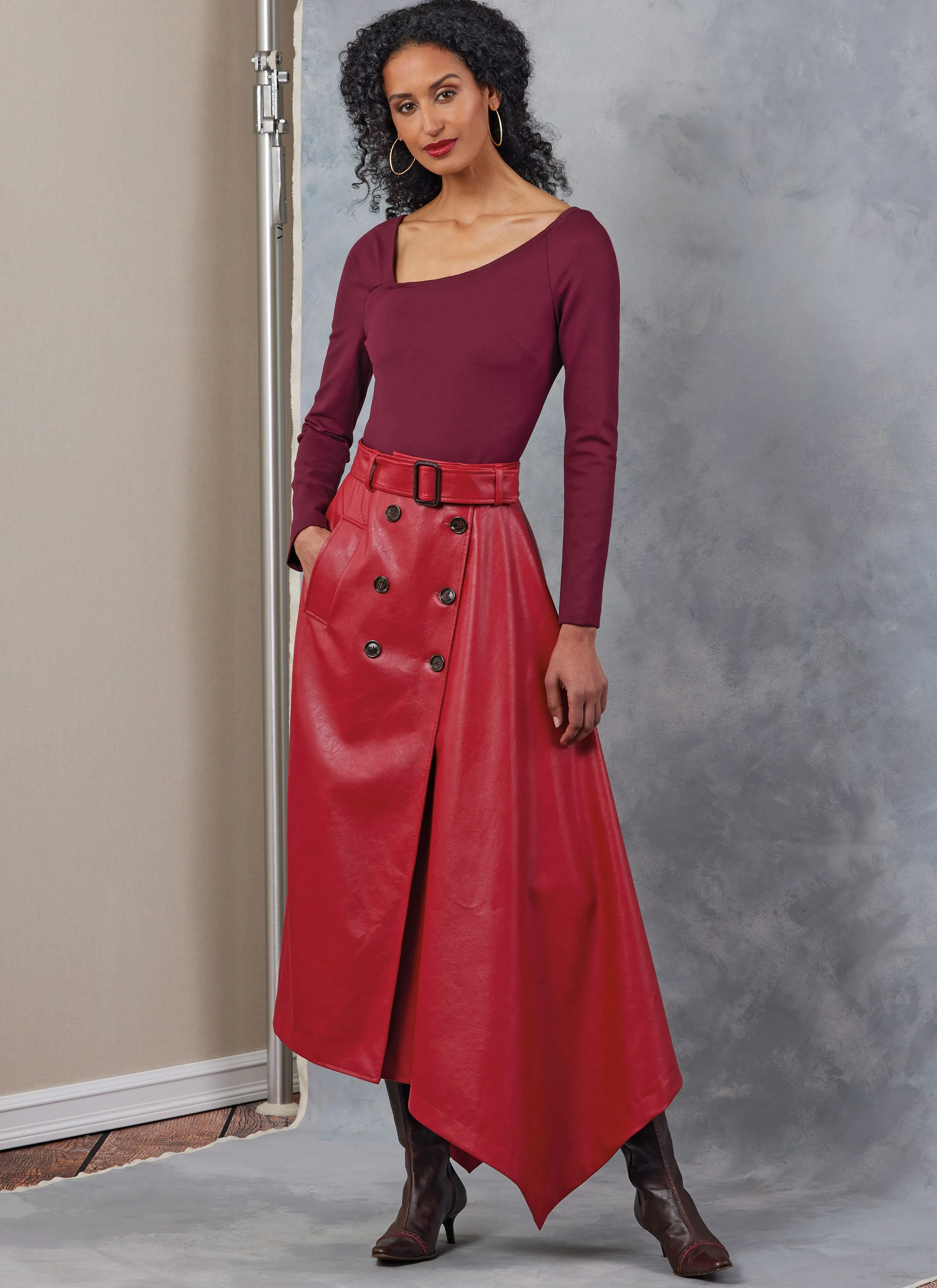 Vogue Sewing Pattern 2050 Skirts and Belt