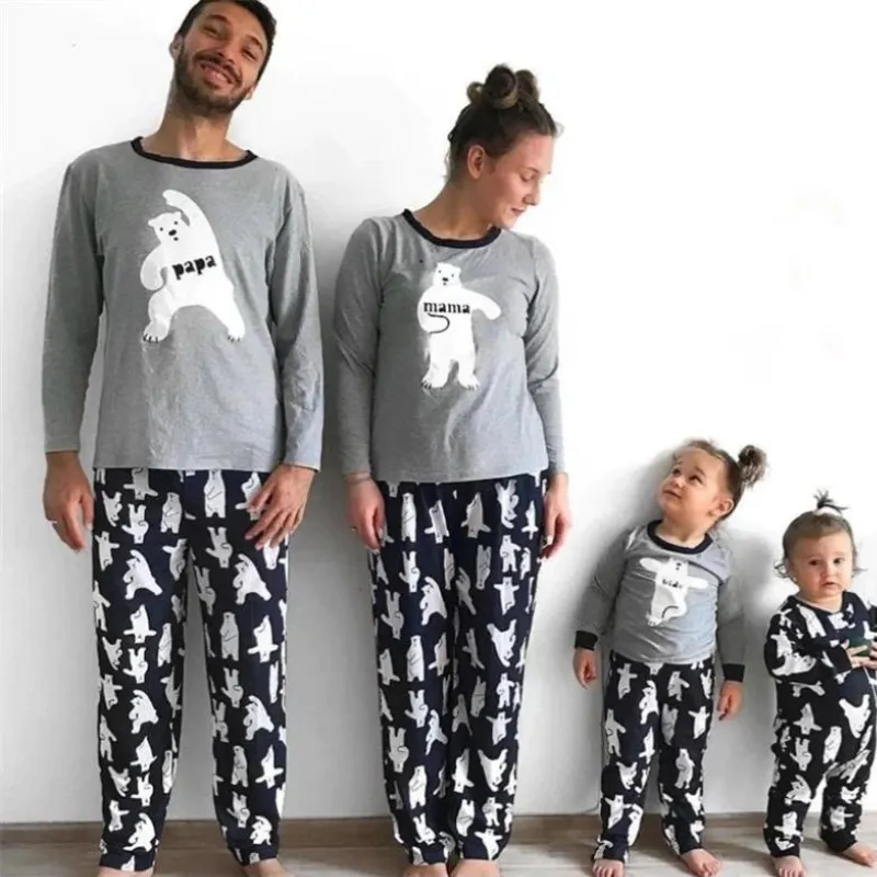 White Bear Matching Family Set