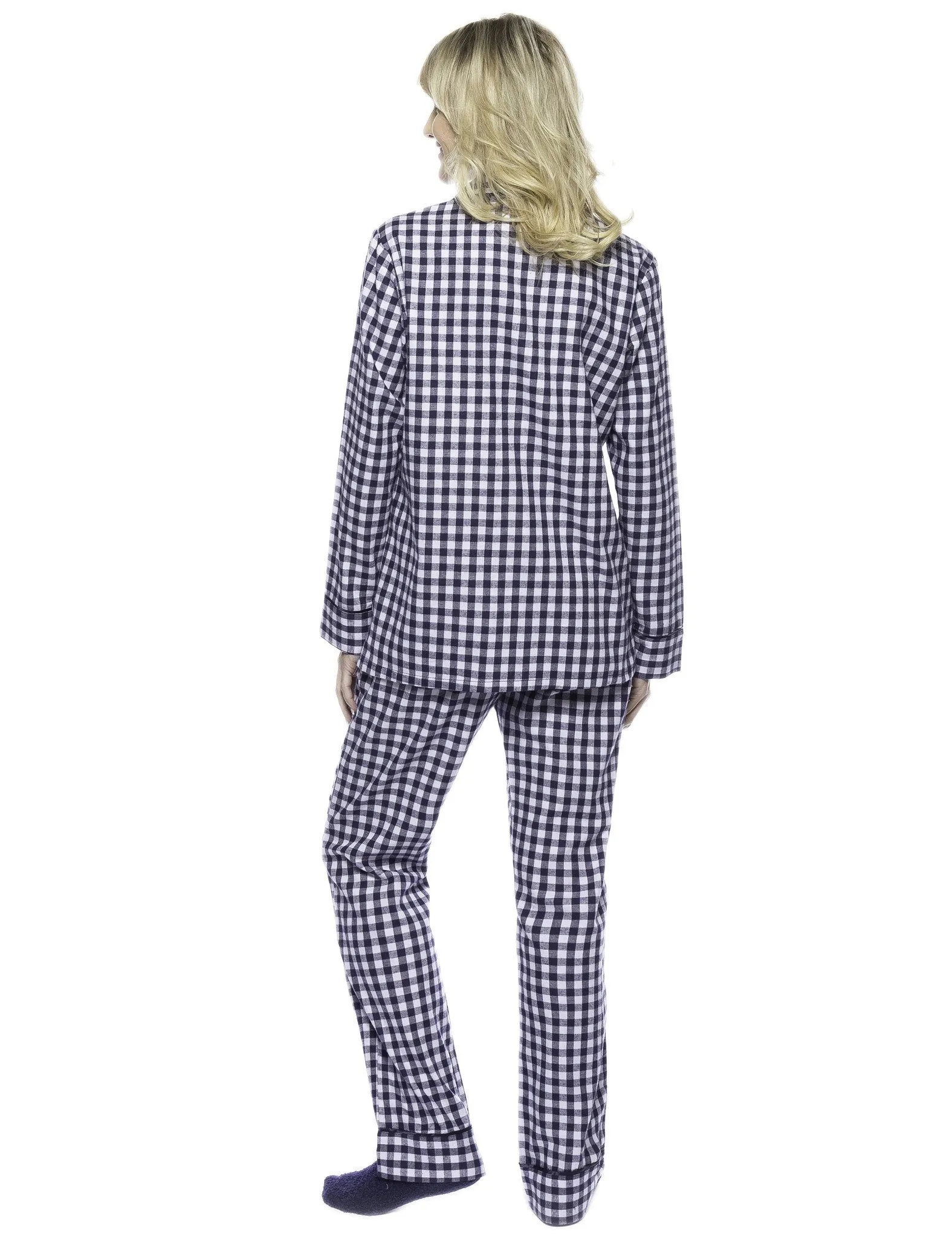 Womens Premium Cotton Flannel Pajama Sleepwear Set