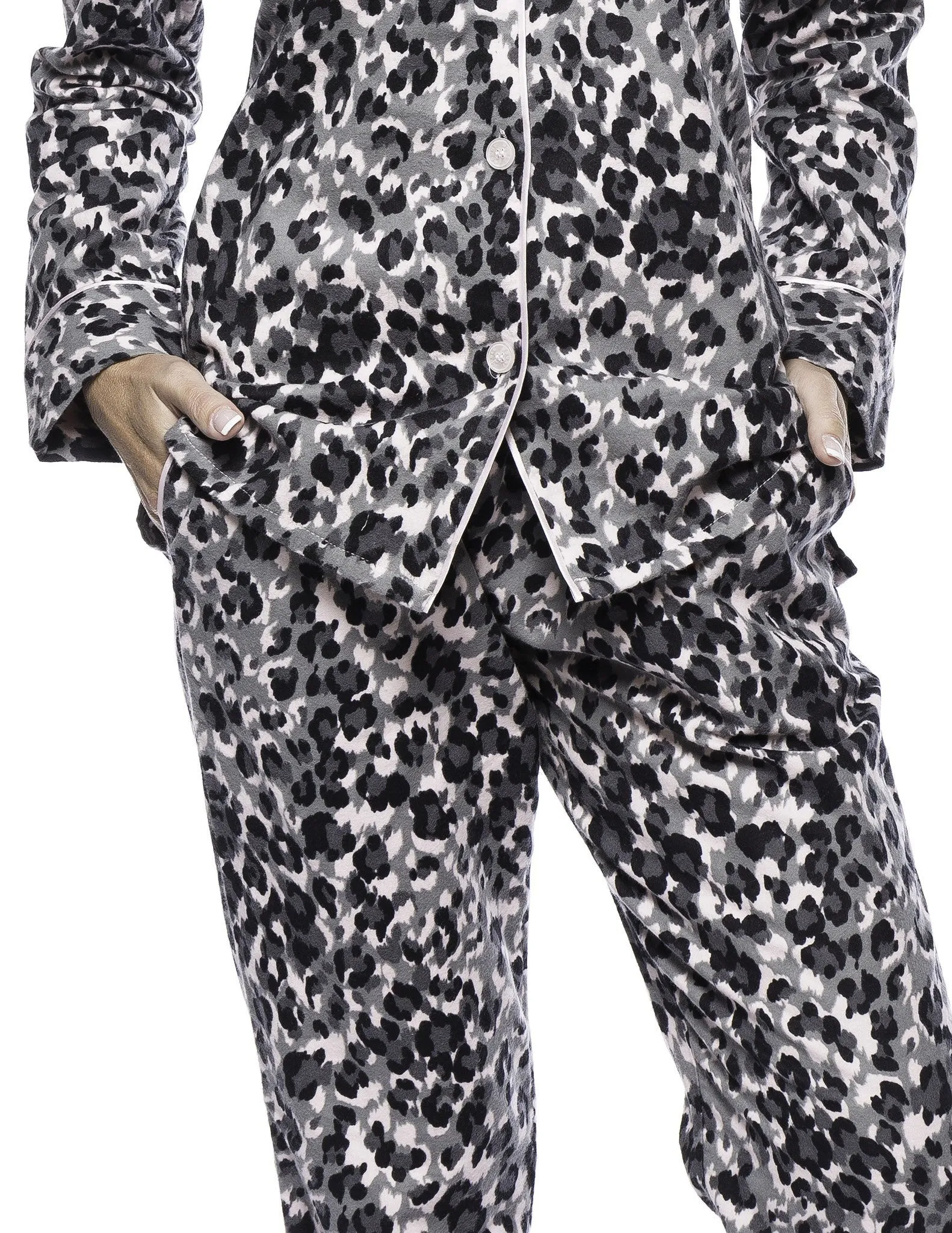 Womens Premium Cotton Flannel Pajama Sleepwear Set